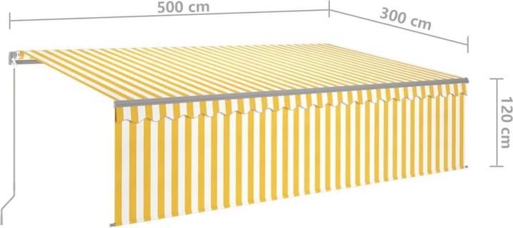 Produktbild vidaXL Markise (4.50 m)
