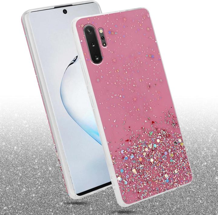 Actual product image Cadorabo TPU cover sparkling glitter (Samsung Galaxy Note 10 Plus)