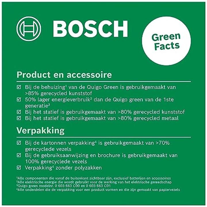 Image du produit Bosch Home & Garden Livella laser multifunzione Quigo Green Set