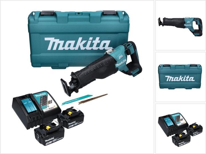 Productafbeelding Makita DJR 187 RMK Accu Reciprozaag 18 V Brushless + 2x Accu 4,0 Ah + Lader + Koffer