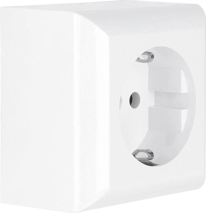 Actual product image REV 1-gang complete socket outlet white 0510052777