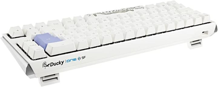 Produktbild Ducky One 3 Classic Pure White SF Gaming Tastatur, RGB LED - MX-Red (DE, Kabelgebunden)