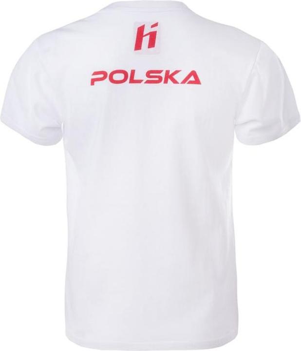 Immagine prodotto Huari Dziecięca koszulka z krótkim rękawem Poland Fan Kids white/racing red rozmiar 122 (122)