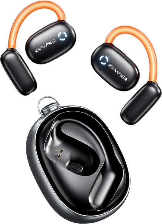 Actual product image Awei Bluetooth headphones 5.4 TZ13 ANC + docking station black (ANC, 7 h, Docking, Wireless)