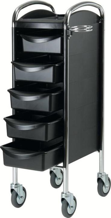 Produktbild Comair Stapelboy Piccolo 6002 Samtschwarz inkl. Fönhalter