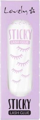 Actual product image Lovely Sticky Lash Glue Vegan False Eyelash Glue 7G (Mascara)