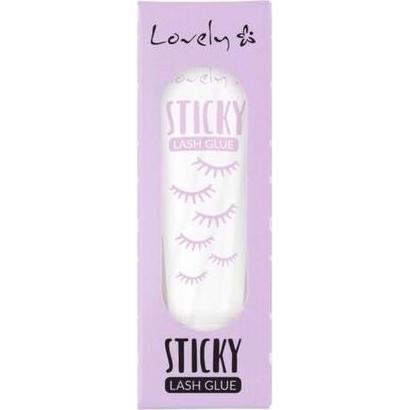 Lovely Trasparente Ciglia Finte, Colla Per Ciglia Finte Vegana 7G (Mascara)