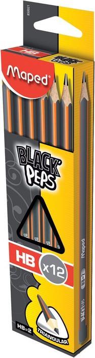 Actual product image Maped BLACK'PEPS pencils HB 12 pcs. (2.20 mm, HB, 12x)