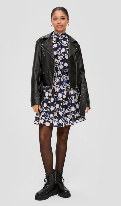 Image du produit s.Oliver Kleid Semitransparentes Kleid mit Raffung (42)