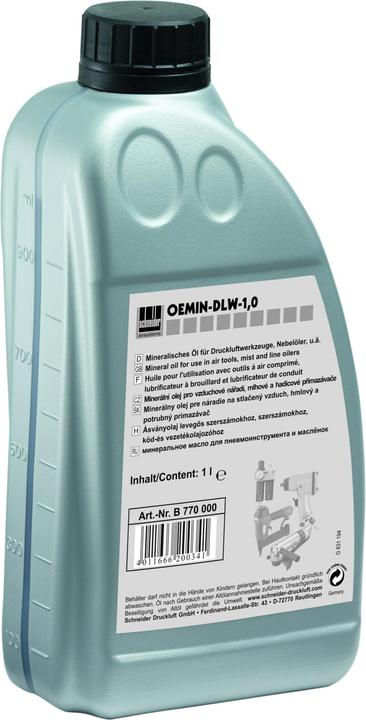 Schneider Huile pour outils OEMIN-DLW 1,0 1L