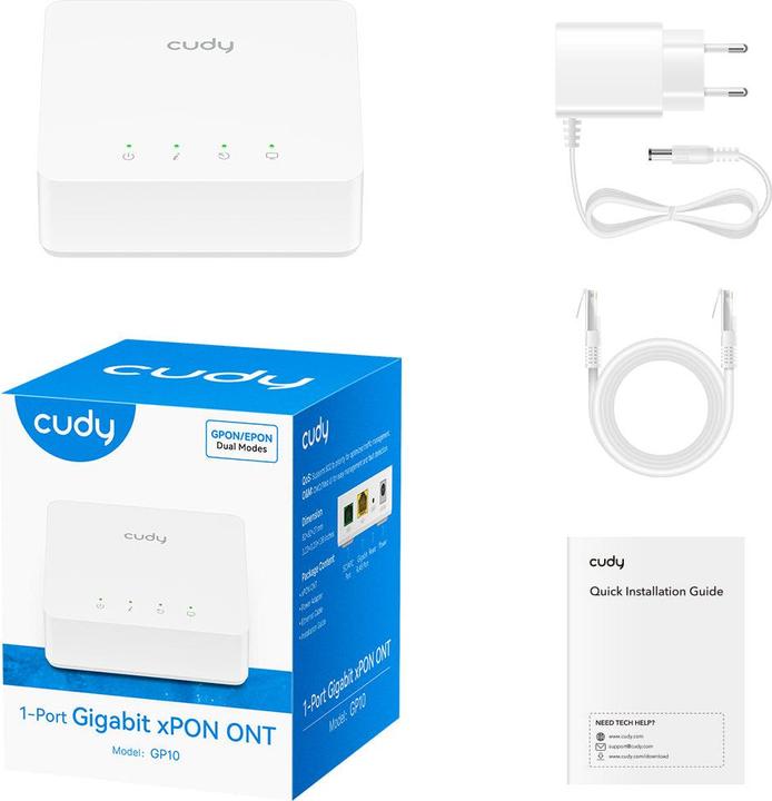 Actual product image Cudy "1-Port Gigabit XPON ONT"