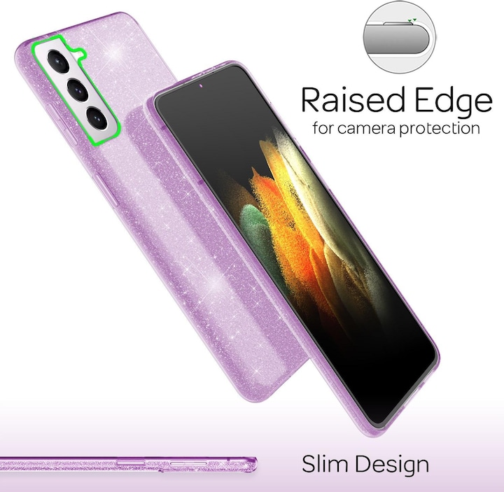 Actual product image Nalia Mobile phone cover (Samsung Galaxy S21+)