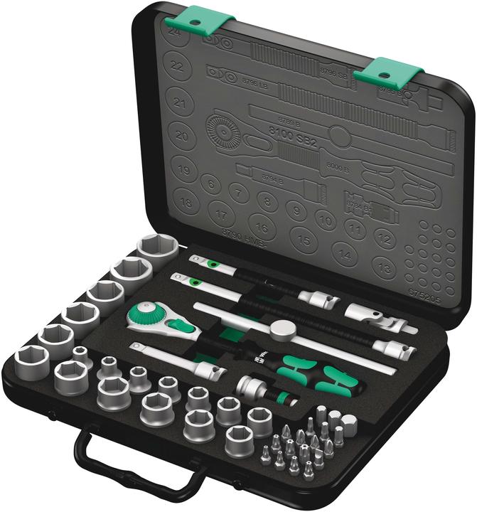 Image du produit Wera 8100 SB 2 Jeu cliquet Zyklop Speed (24 mm, 18 mm, 11 mm, 12 mm, 20 mm, 19 mm, 15 mm, 13 mm, 21 mm, 14 mm, 23 mm, 22 mm, 17 mm, 16 mm, 6 mm, 9 mm, 10 mm, 8 mm, 7 mm)
