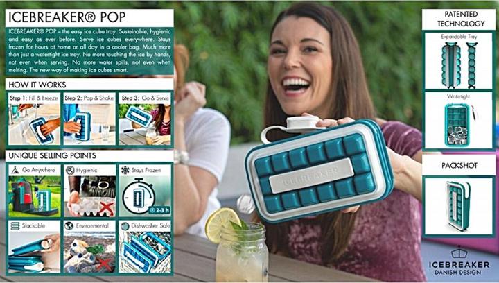 Actual product image Icebreaker Nordic: Pop Sapphire