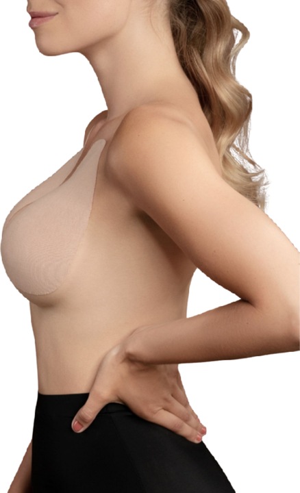Immagine prodotto Bye Bra Cuscinetti Per Il Sollevamento Del Seno + 3 Paia Di Copricapezzoli In Raso - Beige Taglia Df (confezione da 3)