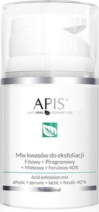 Apis Natural Cosmetics Apis - Exfoliation Acid Acid Mix Is Phytic + Pyrurogonic + Lactic + Ferul 40% 50Ml (Reinigungsmousse, 50 ml)