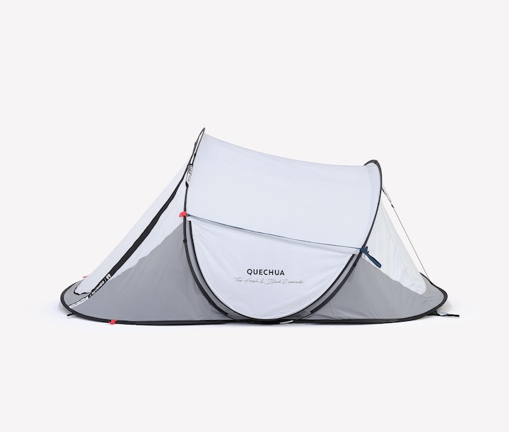 Immagine prodotto Quechua Tenda da campeggio - 2 Seconds Fresh & Black per 2 persone (Tenda pitching, 4 kg, 2 persone)