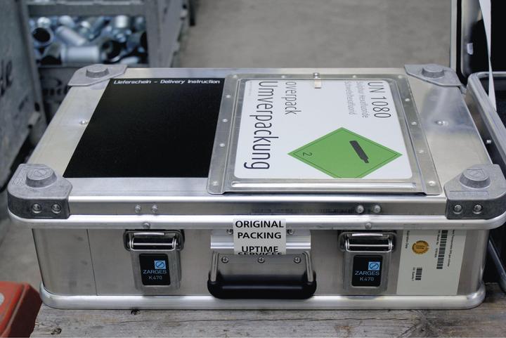 Actual product image Zarges aluminium transport box