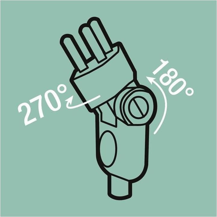 Actual product image Steffen Extension cable with clip plug Td 3G1.0mm² 5m T12-T13 IP20 black (5 m, Type 13)