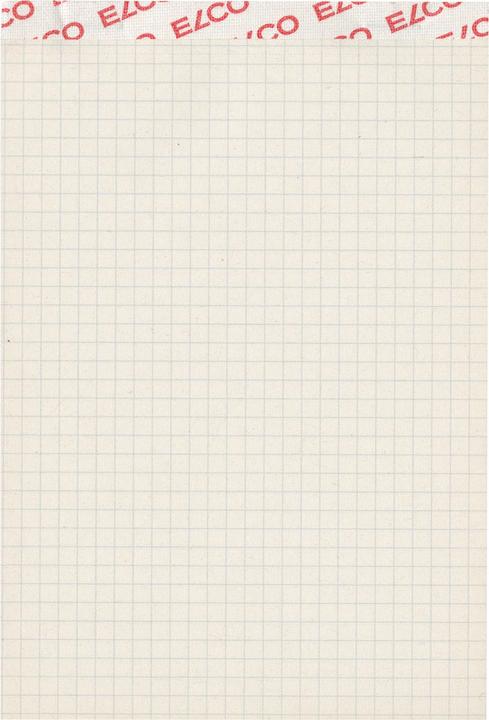 Image du produit Elco Bloc-notes (A6, Quadrillé, Non contraignant)