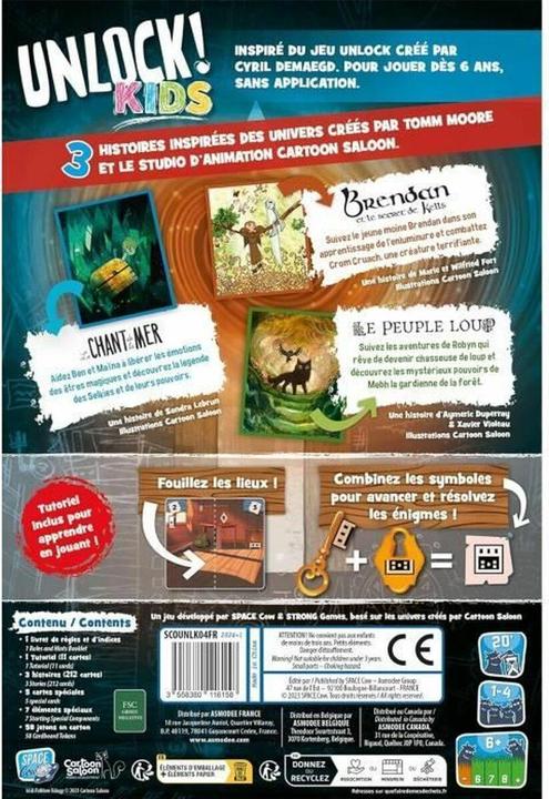 Actual product image Asmodée Unlock Kids Hist Emerau. (Spe) (French)