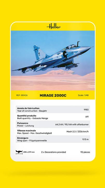 Image du produit Heller Mirage 2000 C