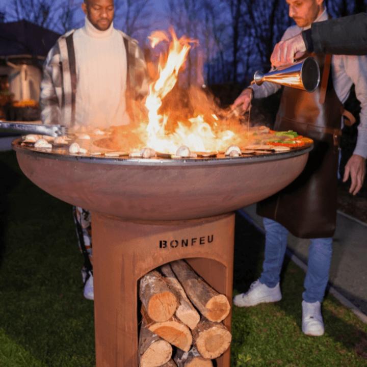 Produktbild Bonfeu BonBiza XL (offen) Rost Grill-Feuerschale (108 cm)