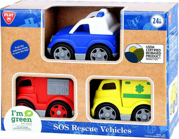 Productafbeelding Play Bio-gebaseerde reddingsvoertuigen, 3-delig.