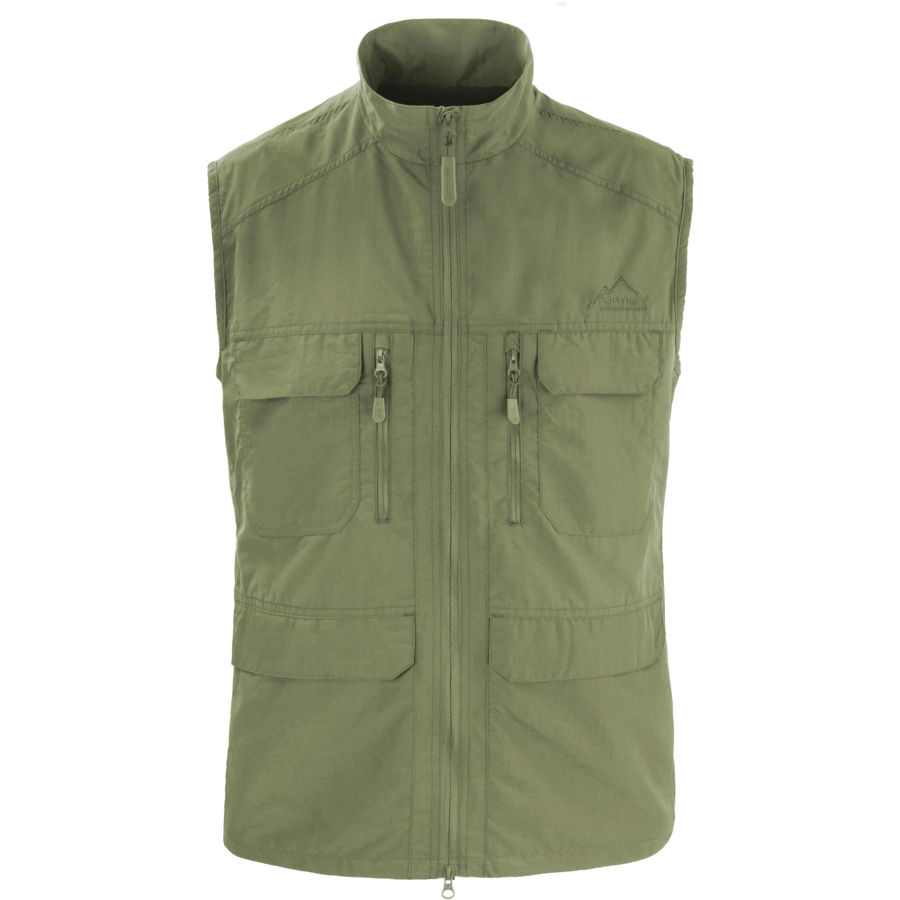 Normani, Herren, Weste, Herren Outdoor Weste „Deer“ - 9677, Grün, (9XL)