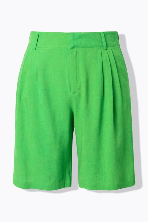 Produktbild Studio Untold Leinenmix-Bermuda, Wide Legs, Elastikbund (46)