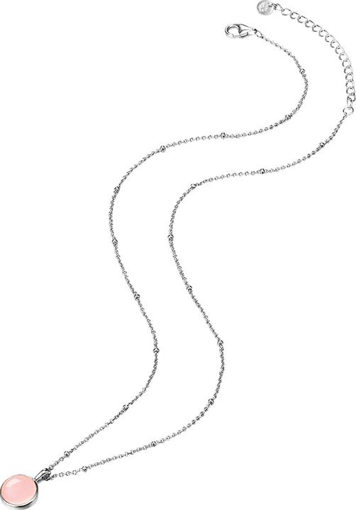 Image du produit Glanzstücke München Femme argent sterling quartz rose argent 40,0 cm chaîne de base + 5,0 cm d'extension - 11042 (Argent Sterling, 40 - 45 cm)