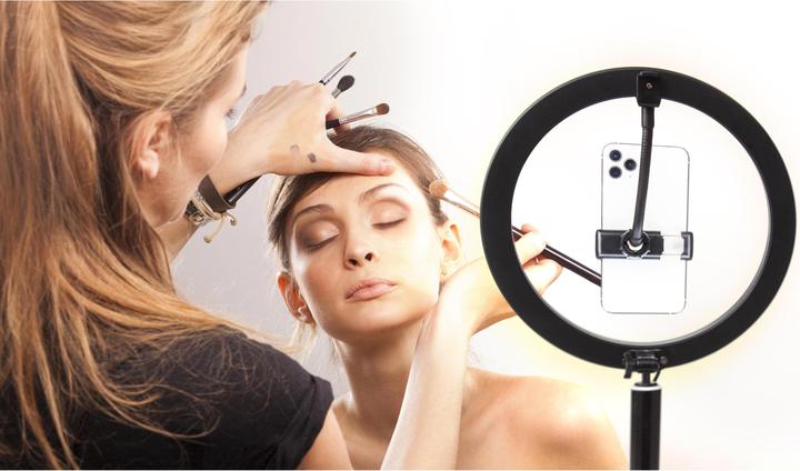Actual product image Rio Dimmable LED Ring Light Make-up & Vlogging RL10 Ø 26.5 cm