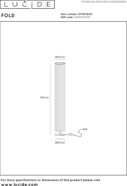 Image du produit Lucide Fold (E27)