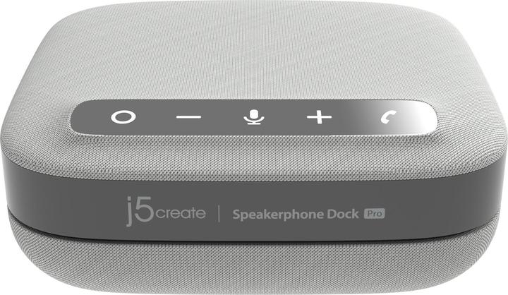 Actual product image j5Create JCDS337 USB-C® Dual 4K Speakerphone Dock Pro, Black, Wired, USB 3.2 Gen 2 (3.1 Gen 2) Type- (USB-C)