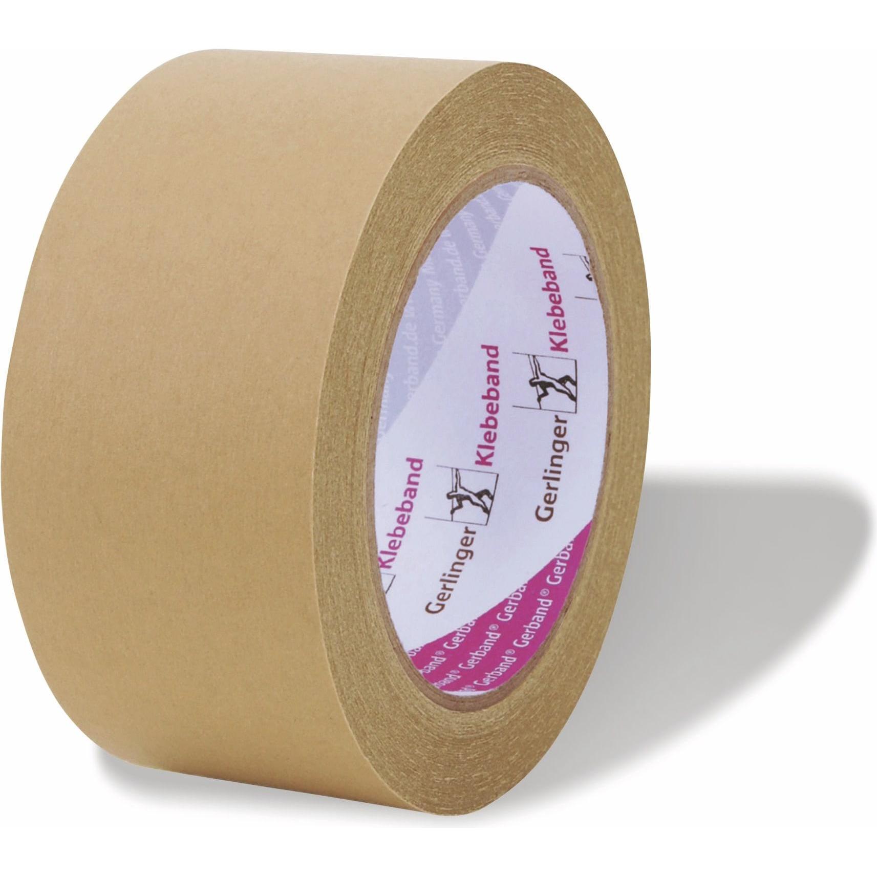 Gerband, Klebeband, Kraftpapier-Klebeband 120, 50 mm x 50 m, braun, recyclingfähig (50 mm)