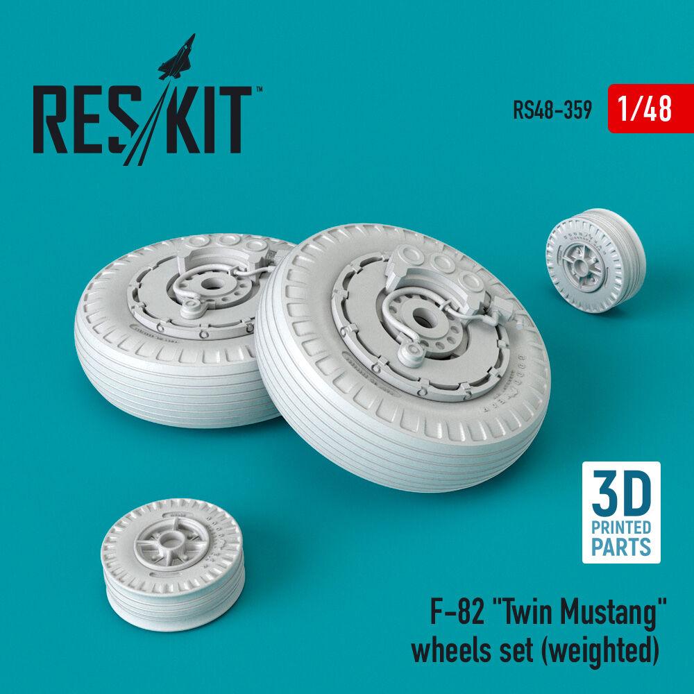 ResKit F-82 Twin Mustang (weighted) wheels set