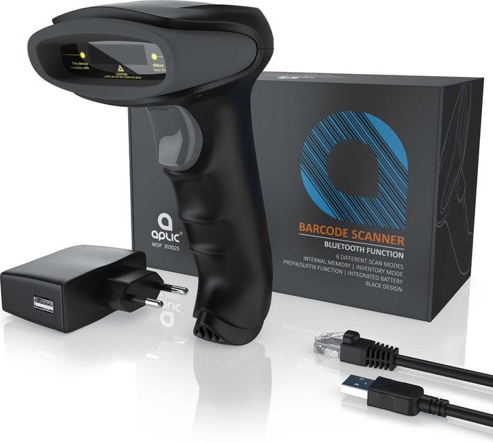 Produktbild Aplic Bluetooth Barcode-Scanner (1D-Barcodes)