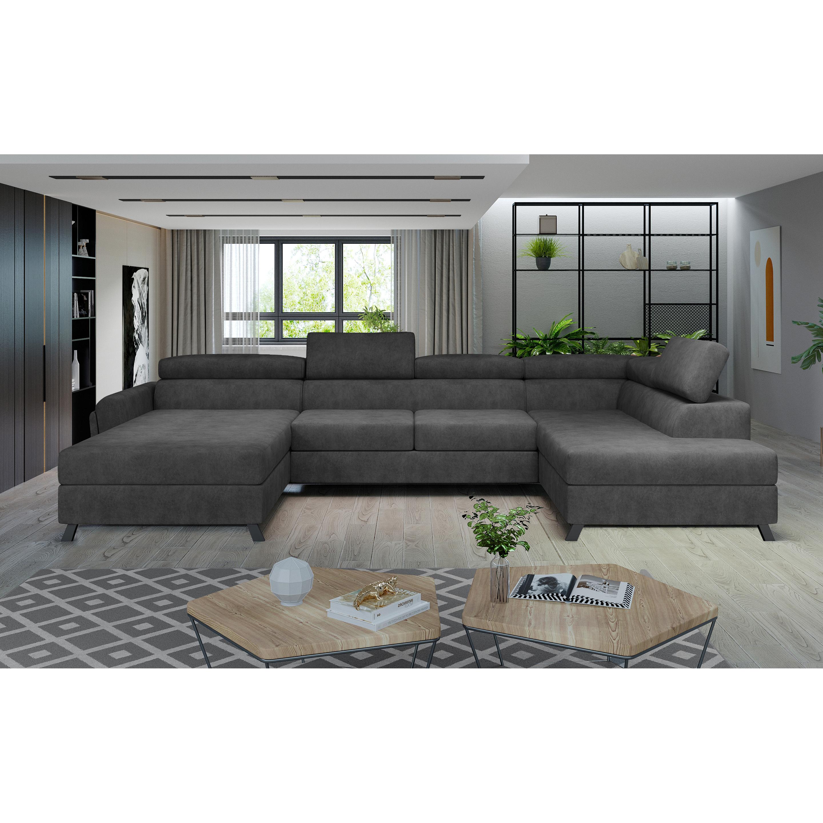 ELTAP, Sofa, Josette (Wohnlandschaft, 5-Sitzer, Bettsofa)