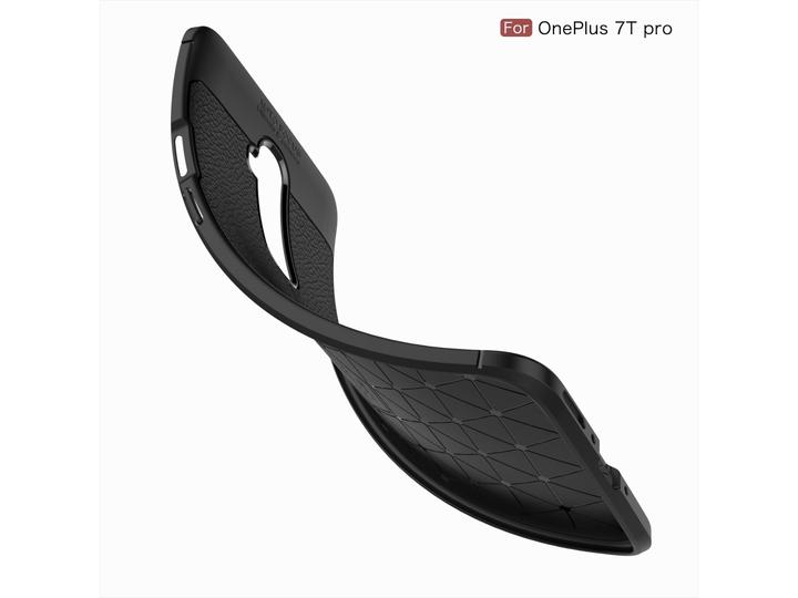 Actual product image Screenguard OnePlus 7T Pro Sleeve Leather Design TPU Cover (OnePlus 7T Pro)