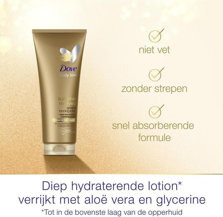 Immagine prodotto Dove Lozione corpo Summer Revived Medium Dark 200 ml (Crema autoabbronzante, 200 ml)
