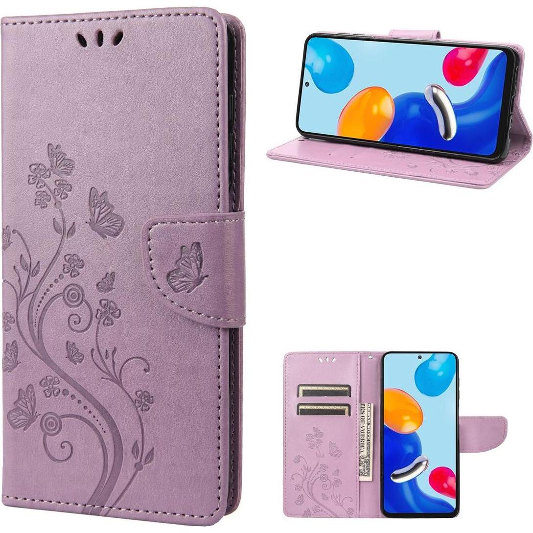 König Design Hülle Handy Schutz für Xiaomi Redmi Note 11 Case Cover Tasche Etui Bumper Wallet (Oppo A11s, Xiaomi Redmi N...
