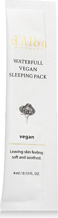 Actual product image d'Alba Italian White Truffle Waterfull Vegan Sleeping Pack (80 ml)