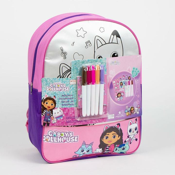 Produktbild Cerdá Gabbys Doll House Diy backpack set