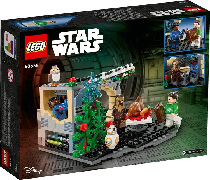Image du produit LEGO Star Wars Faucon Millénium Diorama de Noël (40658, LEGO Star Wars)