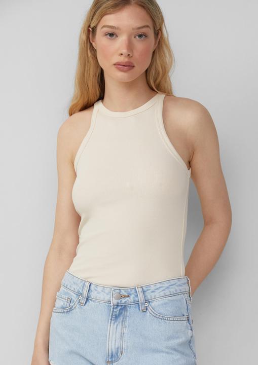 Produktbild s.Oliver T-Shirt Geripptes Tanktop (L)