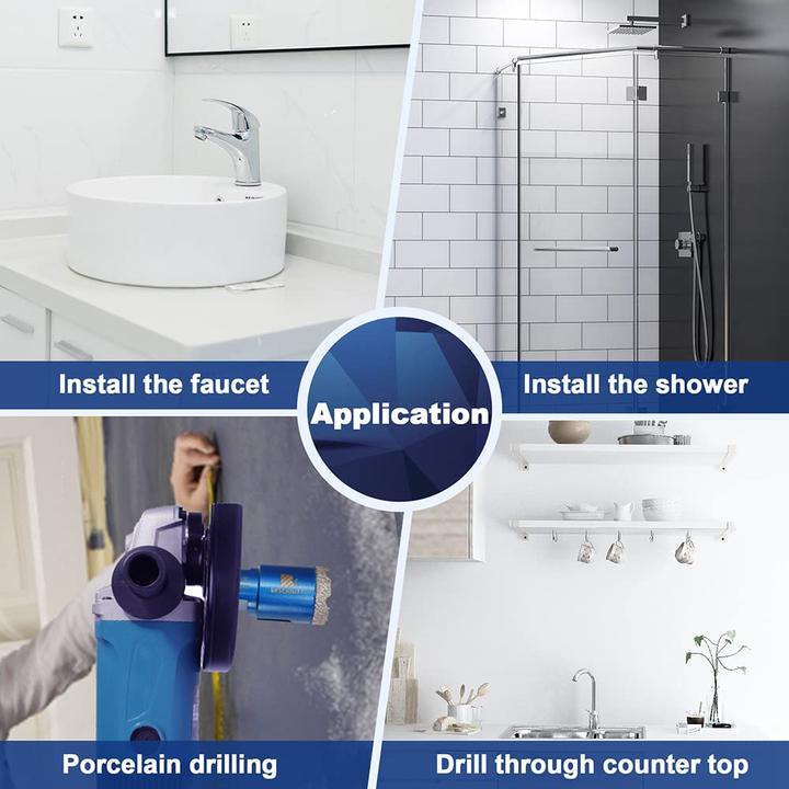 Produktbild Brschnitt BDB02004201R201 Fliesenbohrer Set (35 mm, 50 mm, 20 mm, 25 mm)