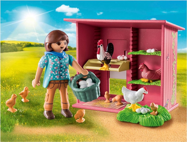 Image du produit Playmobil Poules avec poussins (71308, Playmobil Country)