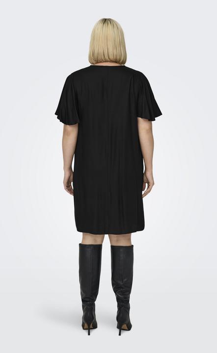 Image du produit Only Robe curvy à col en V et manches courtes (44)
