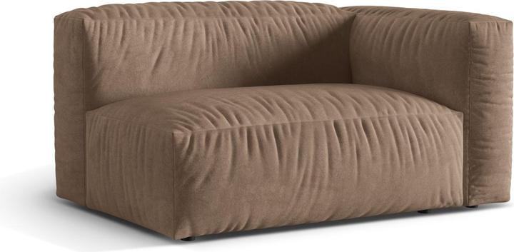 Image du produit Micadoni Chauffeuse Droit, "Martina", 1 Place, 160x106x75 Fabriqué en Europe (Canapé modulaire, 1 place)