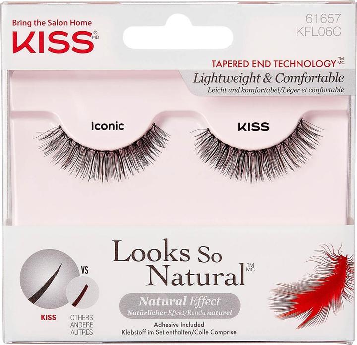 Actual product image KISS Lashes - Looks So Natural Iconic (Artificial eyelashes)